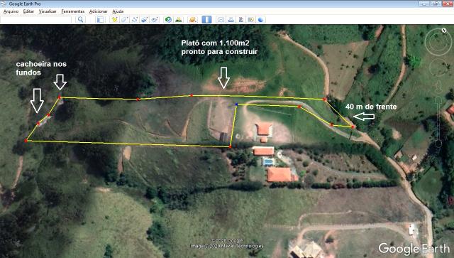 Lote com corredeiras e 12.000m² no Capoeirinha